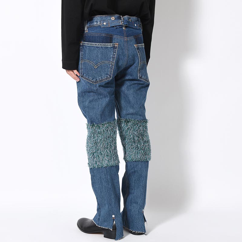 MONSTER 2nd DENIM PANTS size:M -INDIGO-