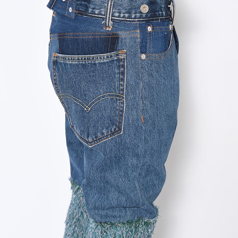 MONSTER 2nd DENIM PANTS size:M -INDIGO-