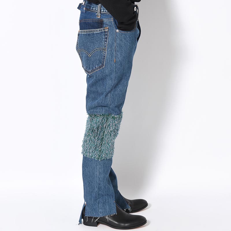 MONSTER 2nd DENIM PANTS size:M -INDIGO-