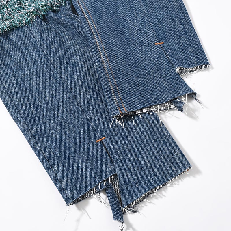 MONSTER 2nd DENIM PANTS size:M -INDIGO-