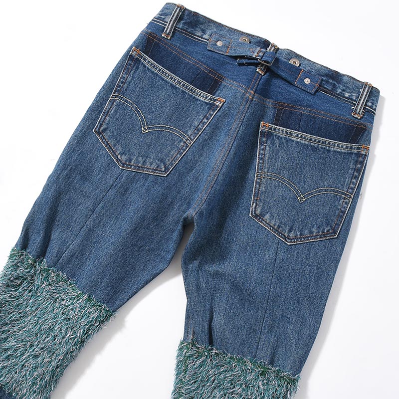 MONSTER 2nd DENIM PANTS size:M -INDIGO-