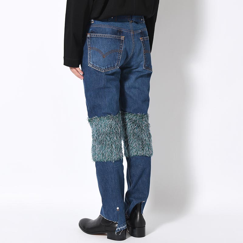 MONSTER 2nd DENIM PANTS size:S -INDIGO-