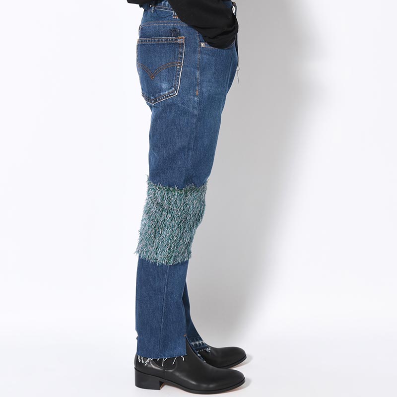 MONSTER 2nd DENIM PANTS size:S -INDIGO-