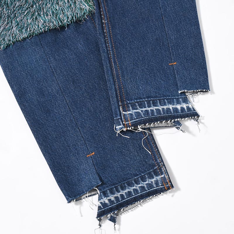 MONSTER 2nd DENIM PANTS size:S -INDIGO-