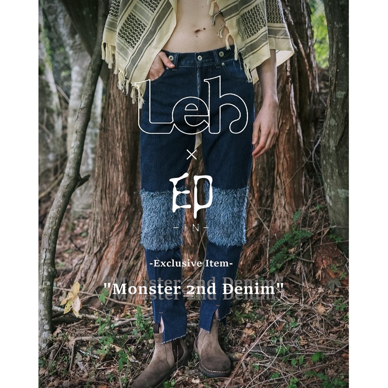 MONSTER 2nd DENIM PANTS size:S -INDIGO-