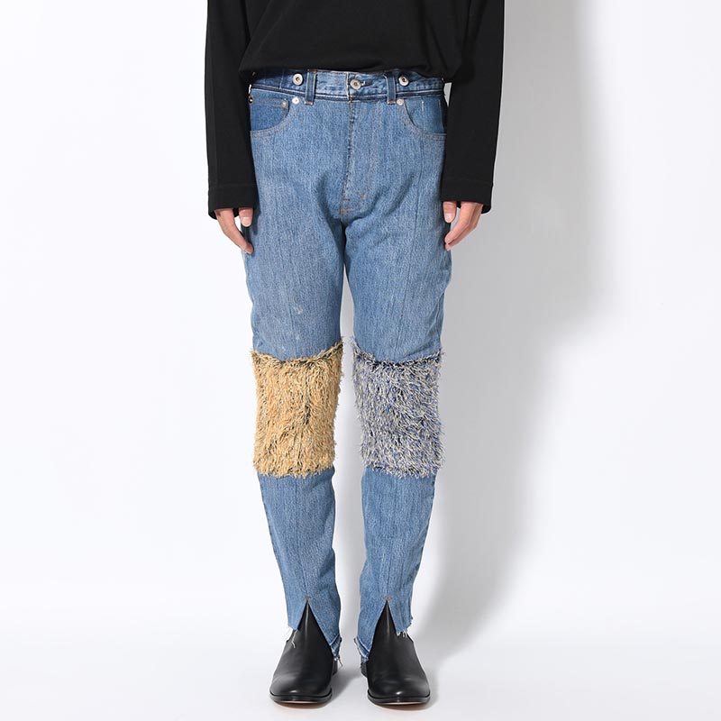 MONSTER 2nd DENIM PANTS size:S -USED.INDIGO-