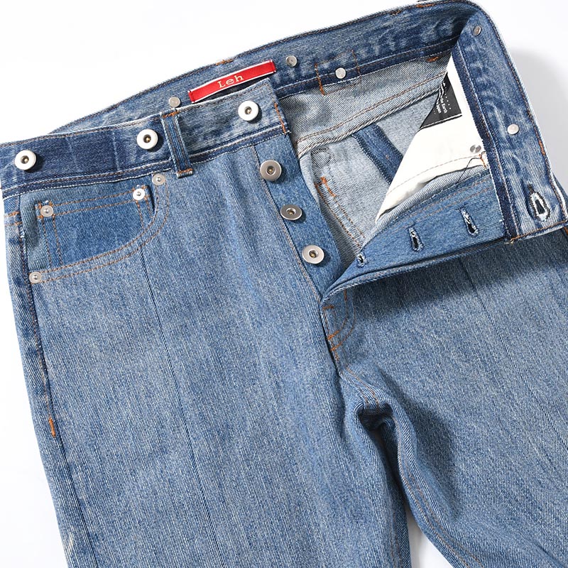 MONSTER 2nd DENIM PANTS size:S -USED.INDIGO-