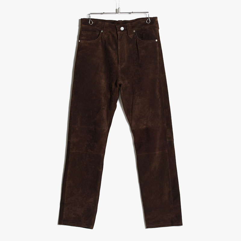 5 POCKET TAPERED PT -CHOCOLATE-