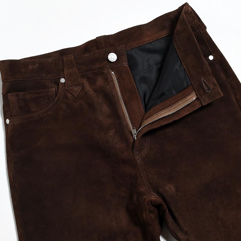 5 POCKET TAPERED PT -CHOCOLATE-