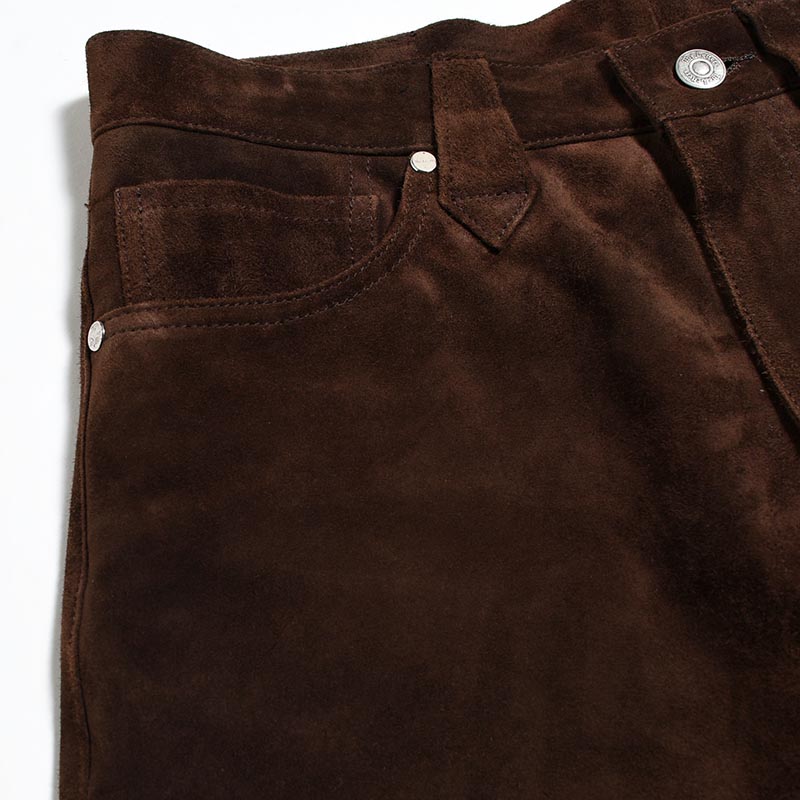 5 POCKET TAPERED PT -CHOCOLATE-