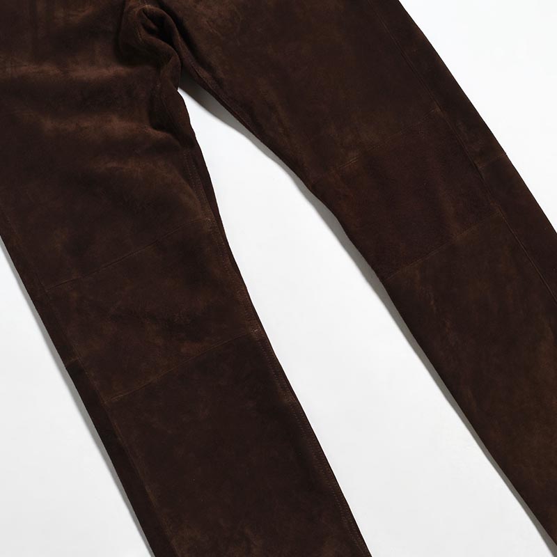 5 POCKET TAPERED PT -CHOCOLATE-