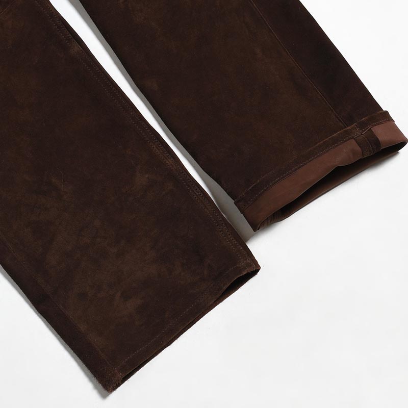 5 POCKET TAPERED PT -CHOCOLATE-