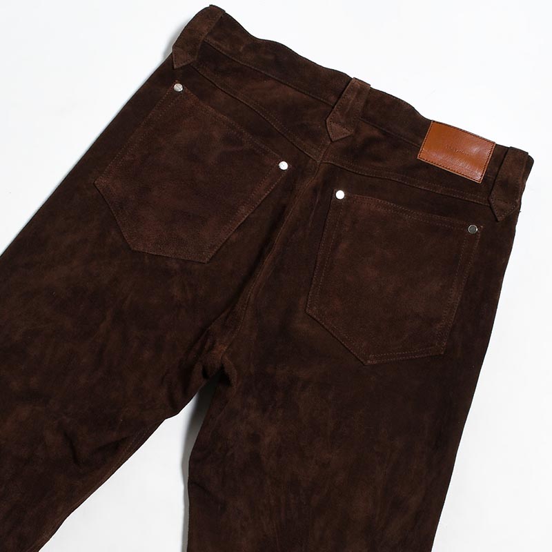 5 POCKET TAPERED PT -CHOCOLATE-