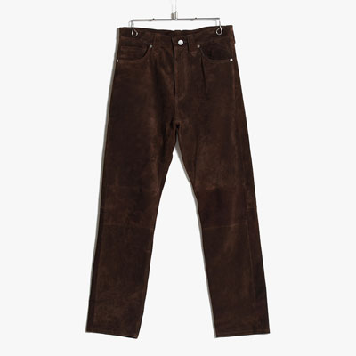 5 POCKET TAPERED PT -CHOCOLATE-