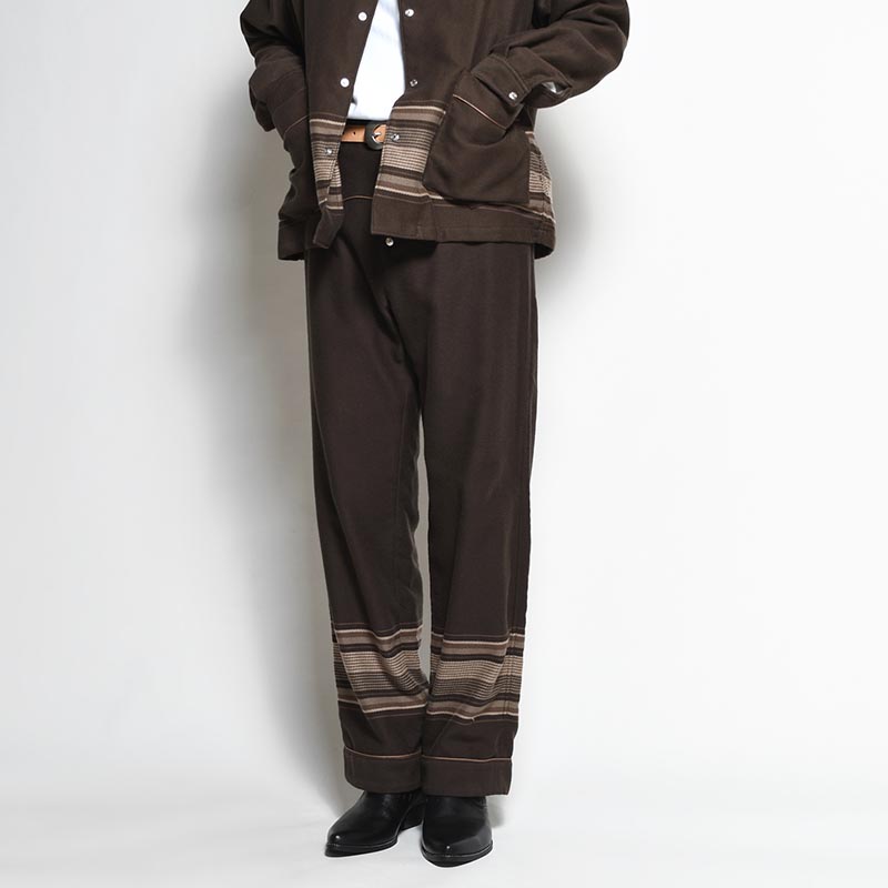 WESTERN PAJAMA PANTS -CHOCOLATE-