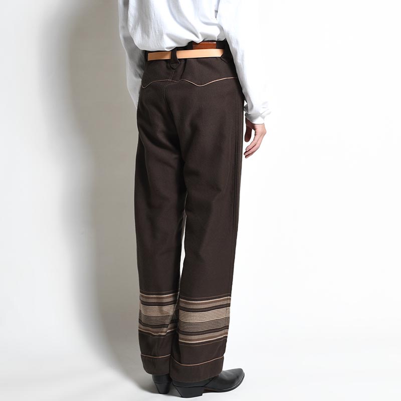 WESTERN PAJAMA PANTS -CHOCOLATE-