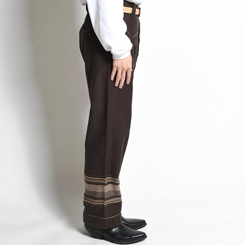 WESTERN PAJAMA PANTS -CHOCOLATE-