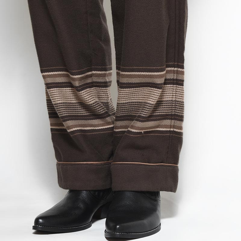 WESTERN PAJAMA PANTS -CHOCOLATE-