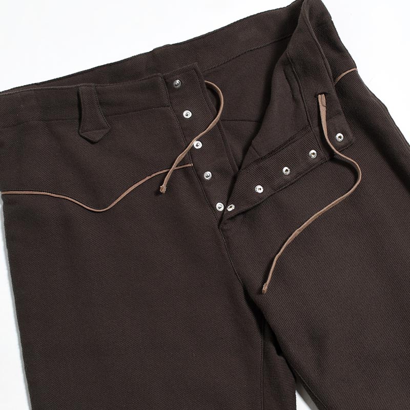 WESTERN PAJAMA PANTS -CHOCOLATE-