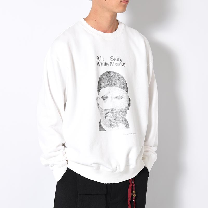 FRANTZ FANON SWEAT -WHITE-