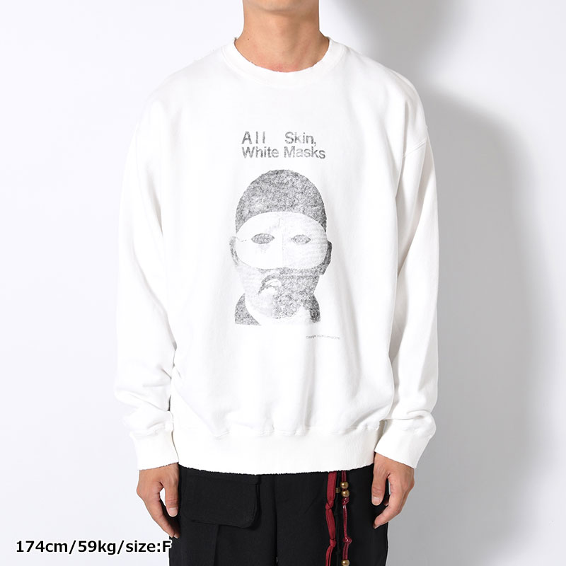 FRANTZ FANON SWEAT -WHITE-