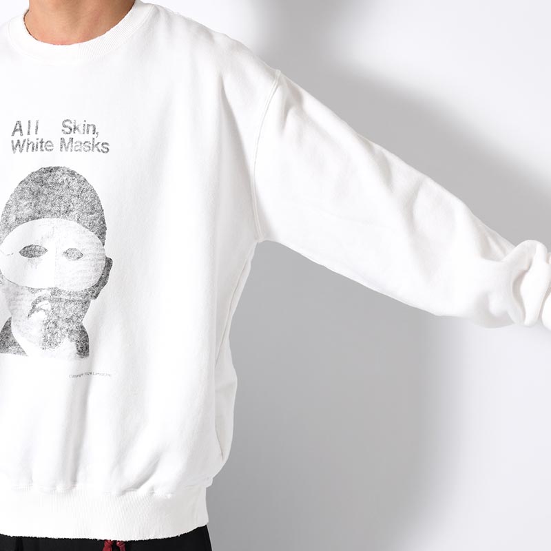 FRANTZ FANON SWEAT -WHITE-