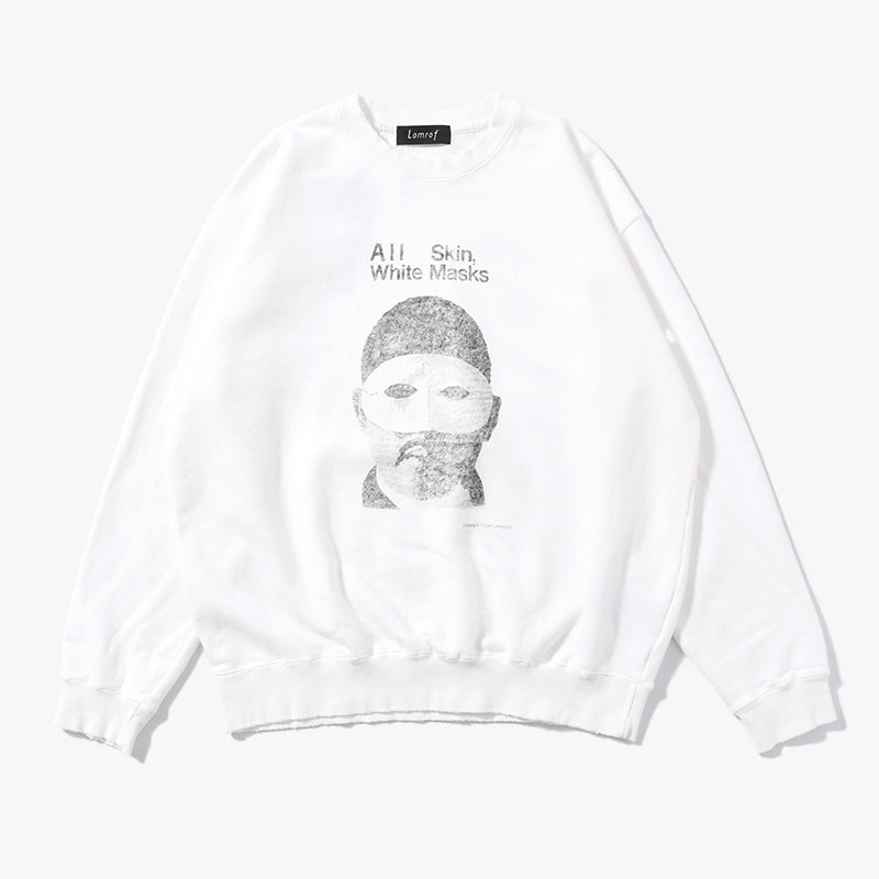 FRANTZ FANON SWEAT -WHITE-