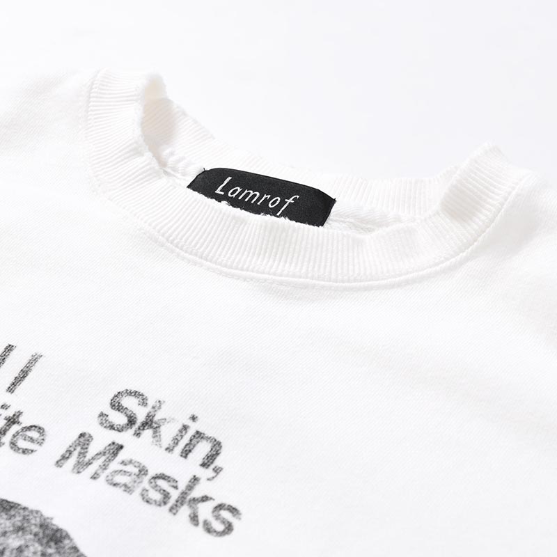 FRANTZ FANON SWEAT -WHITE-