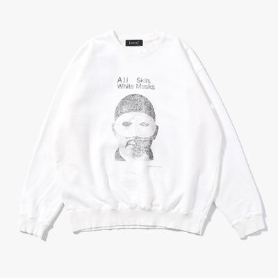 FRANTZ FANON SWEAT -WHITE-