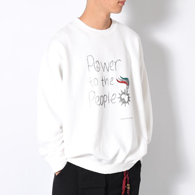 PTTP SWEAT -WHITE-