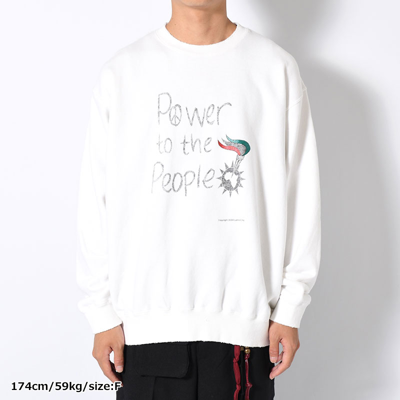 PTTP SWEAT -WHITE-