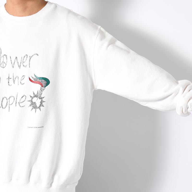 PTTP SWEAT -WHITE-