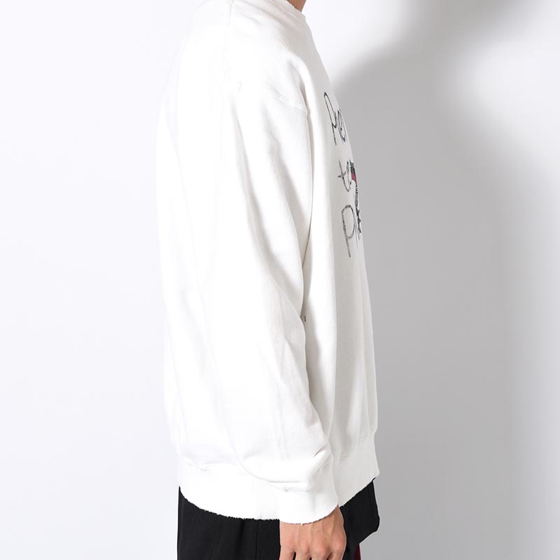 PTTP SWEAT -WHITE-