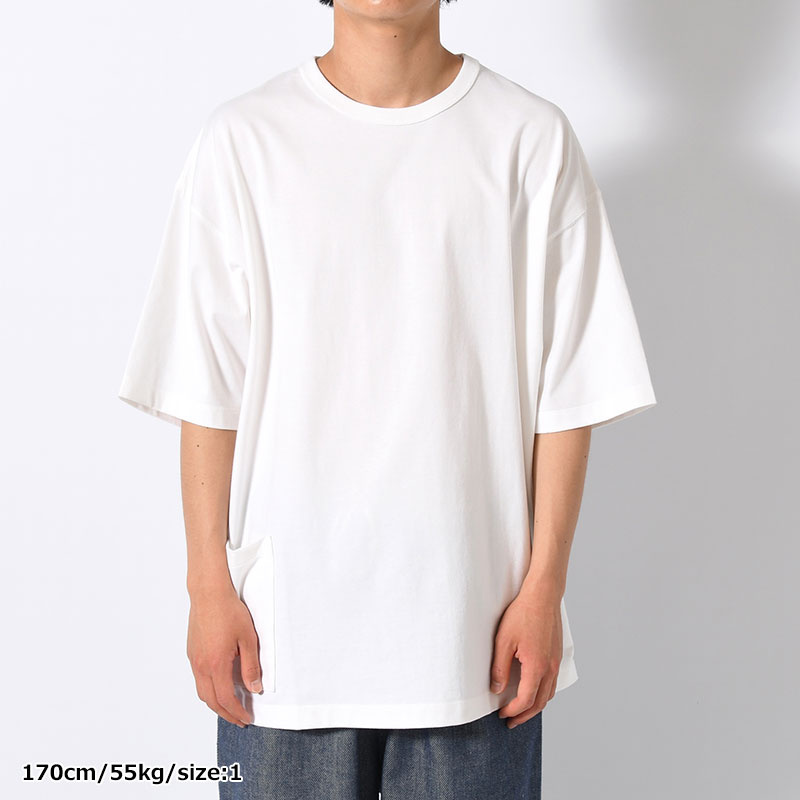 7.4oz ORGANIC COTTON POCKET TEE -3.COLOR-