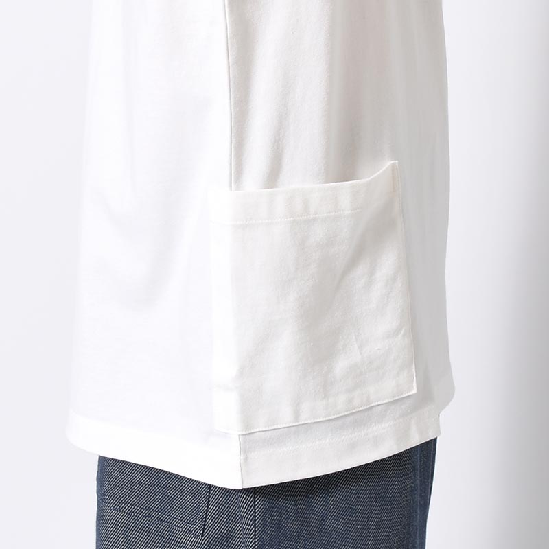 7.4oz ORGANIC COTTON POCKET TEE -3.COLOR-