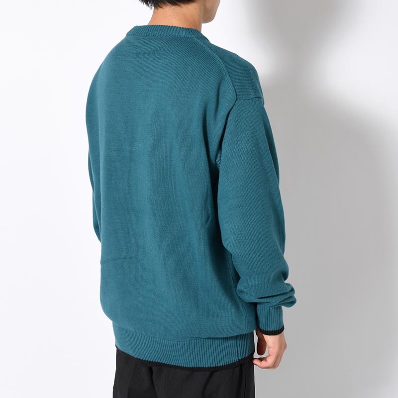 ORGANIC COTTON LINKING CREWNECK SWEATER -3.COLOR-