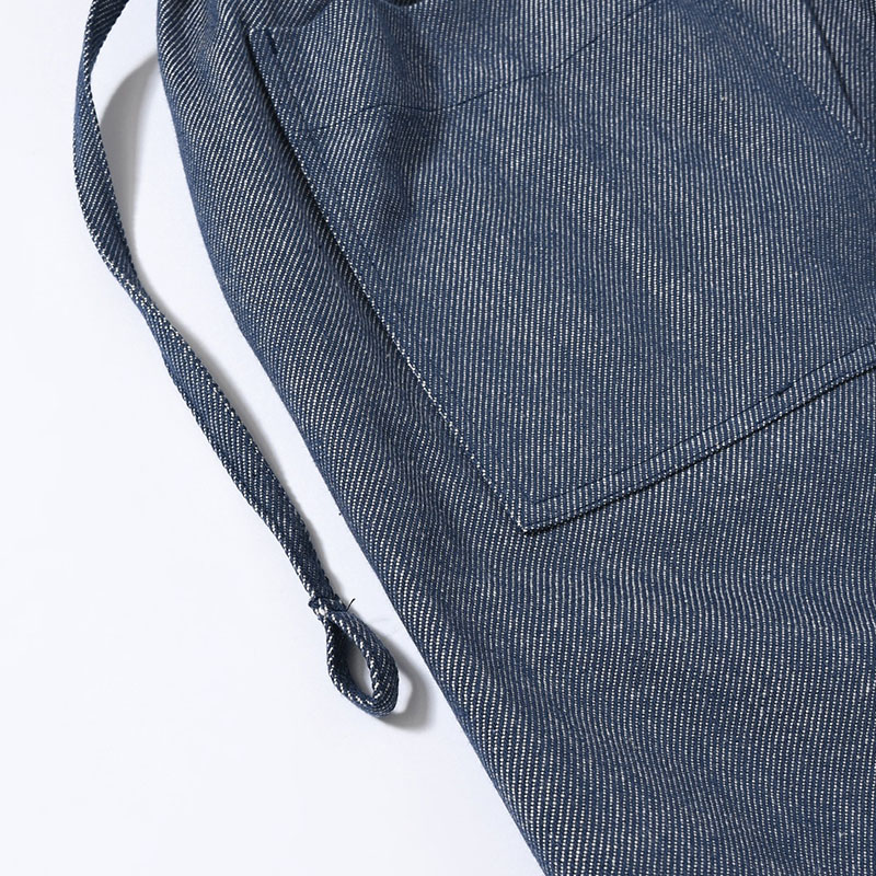 ORGANIC COTTON EASY DENIM PANTS -NAVY-