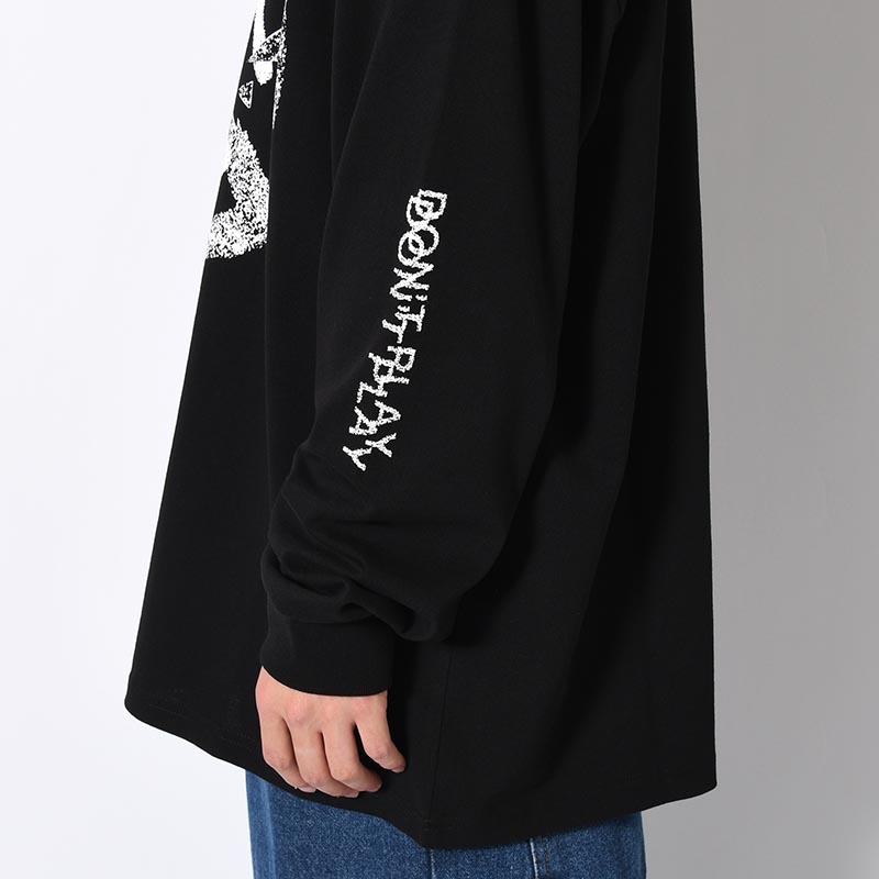 DONT PLAY LS TEE -BLACK-