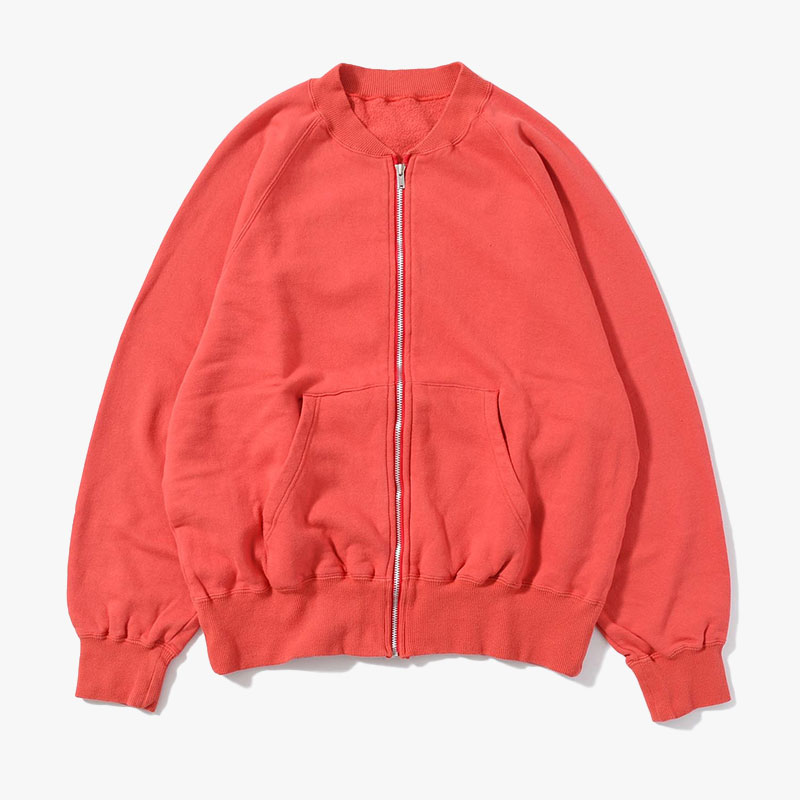 10 WASH ZIPUP BLOUSON -RED-