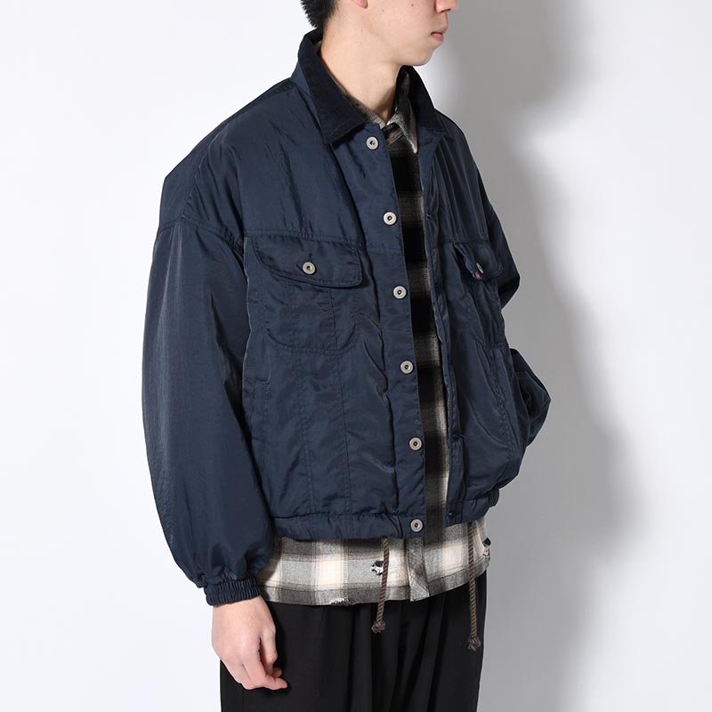 DOKA NYLON JACKET -NAVY-