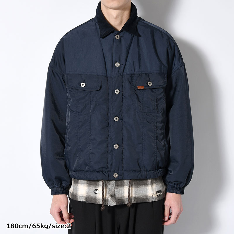 DOKA NYLON JACKET -NAVY-