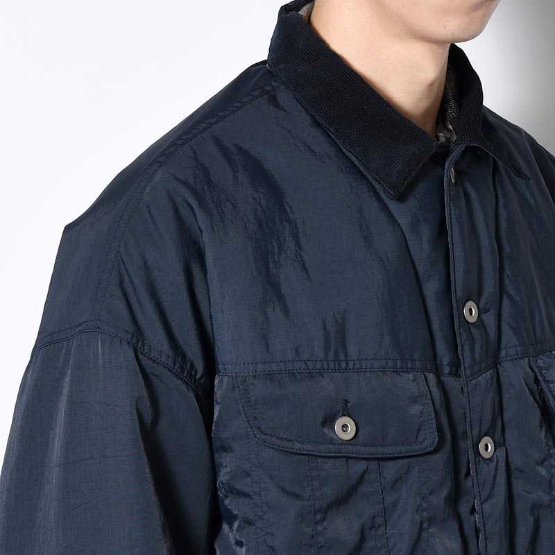 DOKA NYLON JACKET -NAVY-