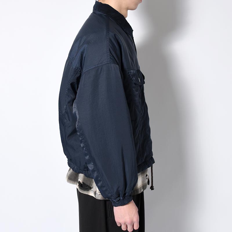 DOKA NYLON JACKET -NAVY-