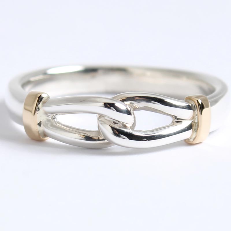 CONNECT RING -SILVER×GOLD-