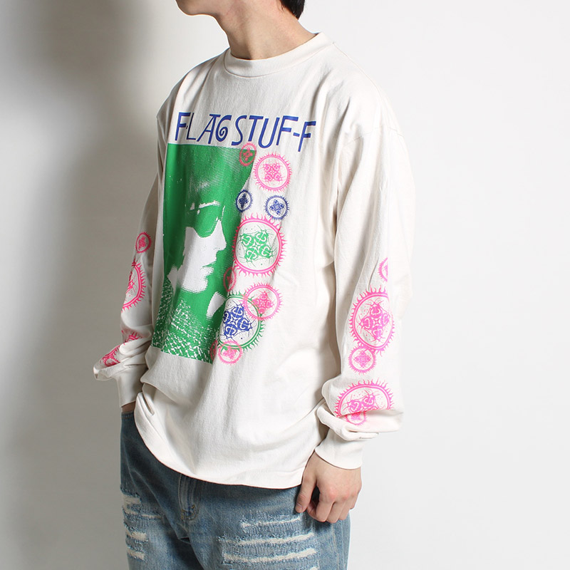 "HINDLEY" LS TEE -WHITE-