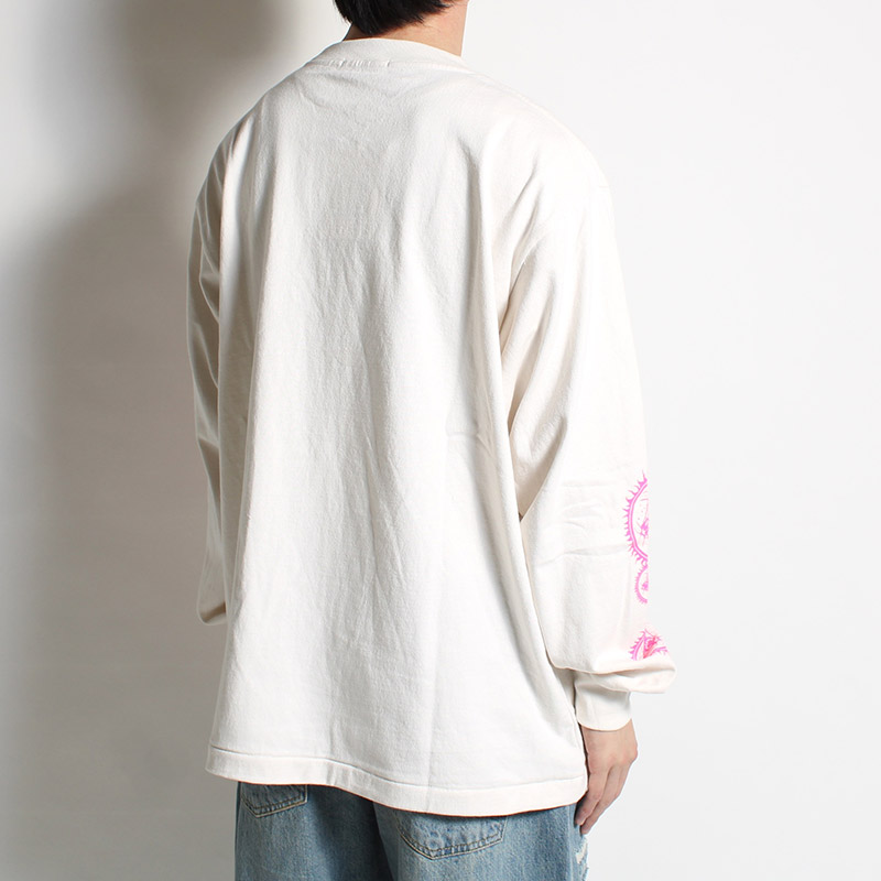 "HINDLEY" LS TEE -WHITE-