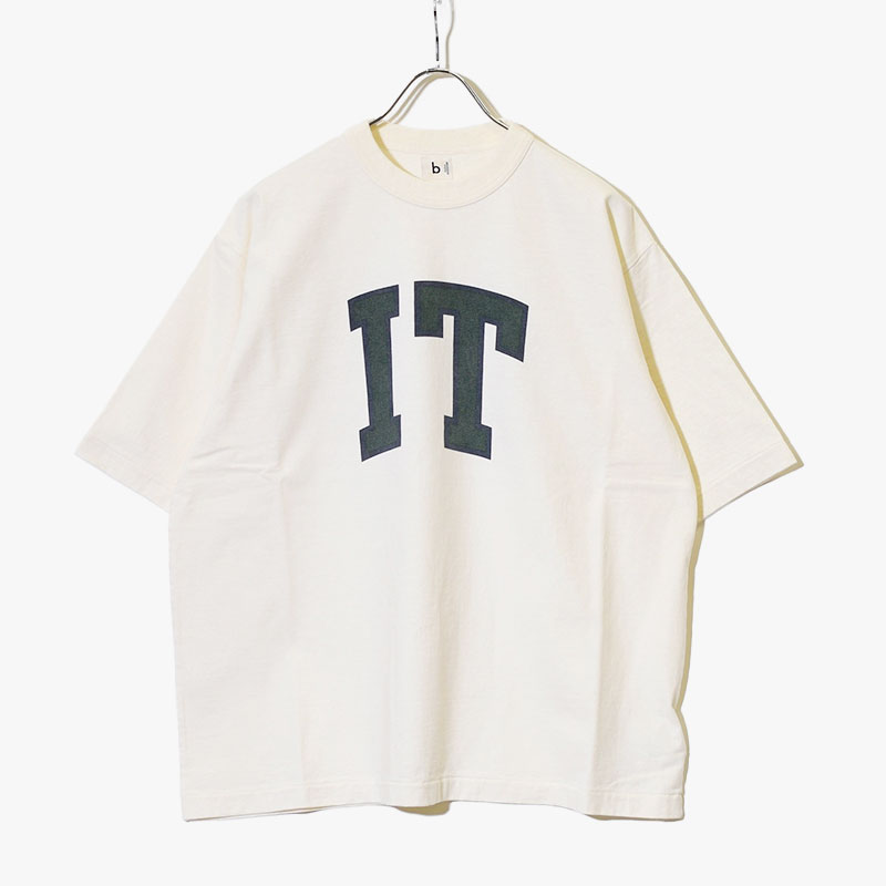 IT-M 88/12 Print Tee WIDE -2.COLOR-(IVORY)