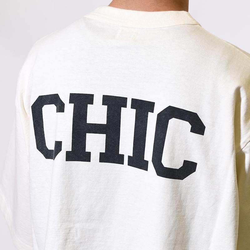 CHIC-AGO 88/12 Print Tee WIDE -2.COLOR-