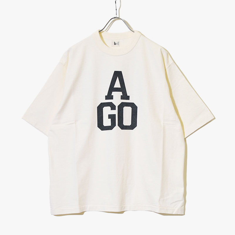 CHIC-AGO 88/12 Print Tee WIDE -2.COLOR-(IVORY)