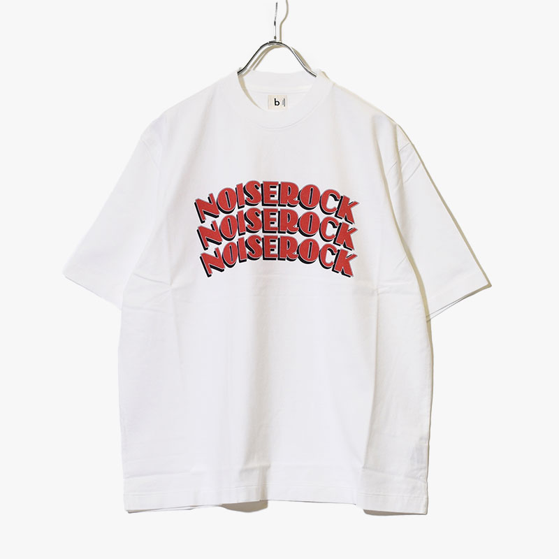 NOISE ROCK Print Tee WIDE -2.COLOR-(WHITE)